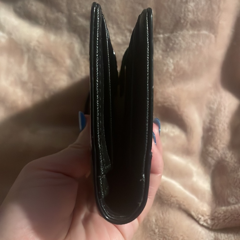 Kate Spade Large Slim Bifold Wallet - mauve/muted pink and black - Picture 6 of 15
